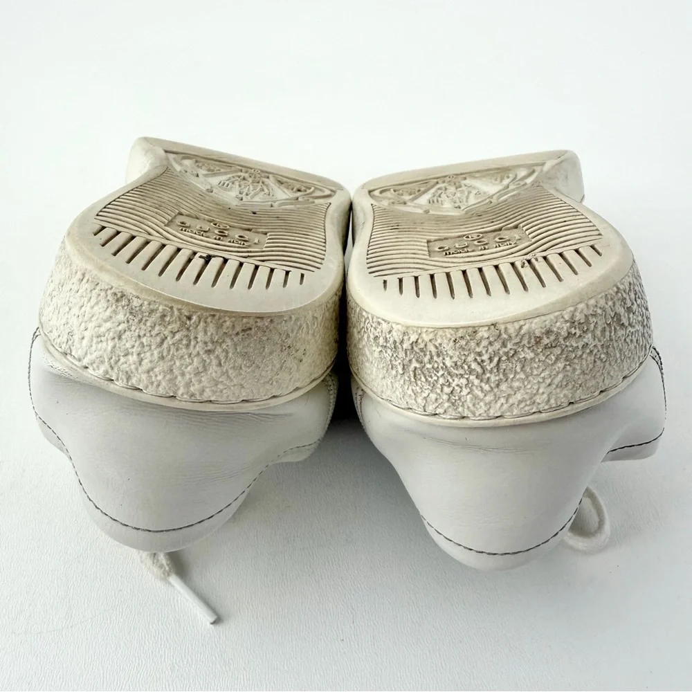 GUCCI || Ace‎ White Leather Embroidered Bee Star Sneakers Collapsible Heel EU 36